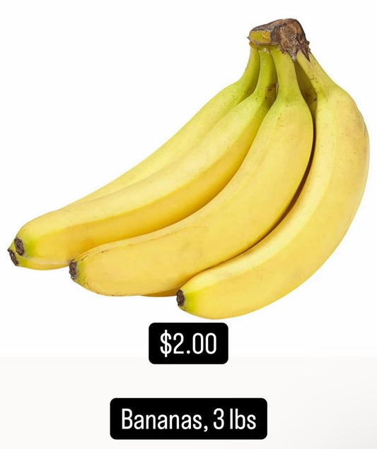 Bananas 3 lbs