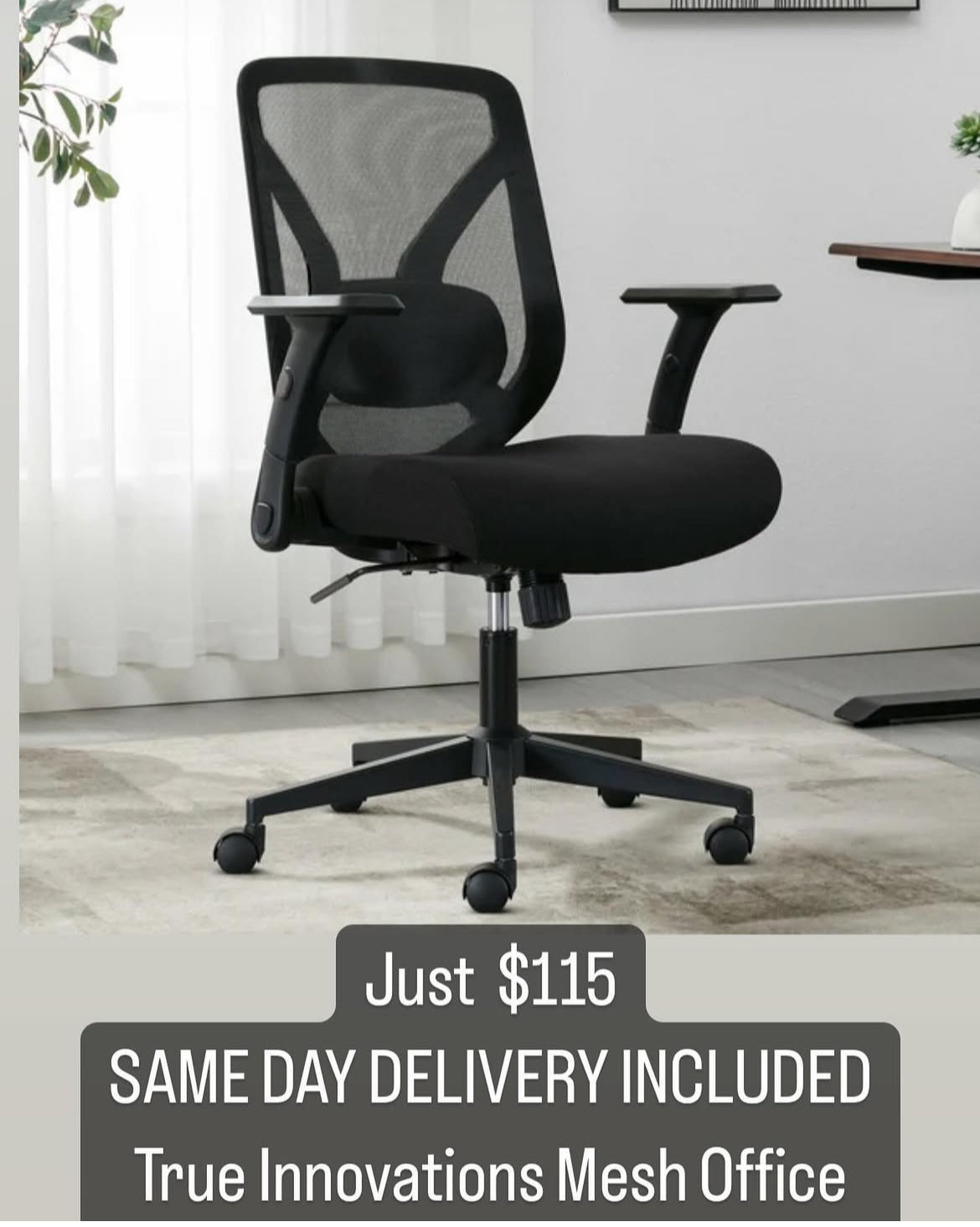 True innovations mesh office chair