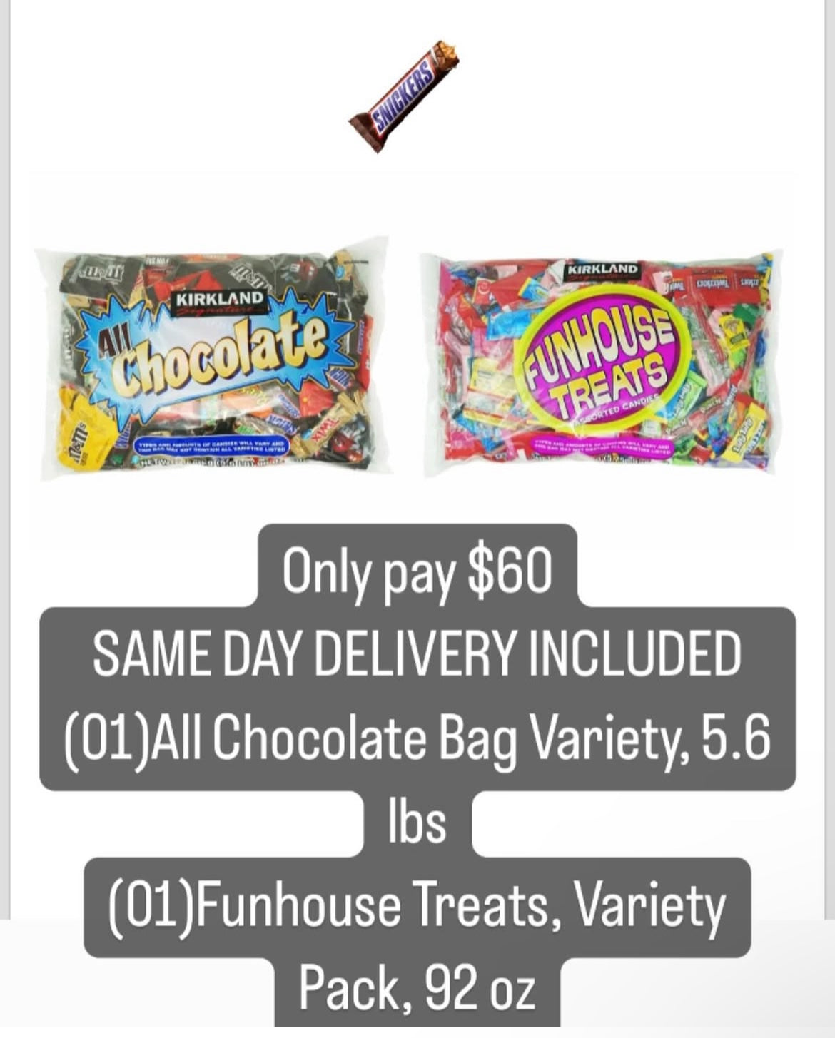 Funhouse Treats, Variety Pack, 92 oz