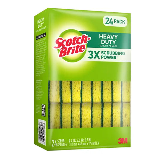 Scotch-Brite Heavy Duty Sponge, 24-count