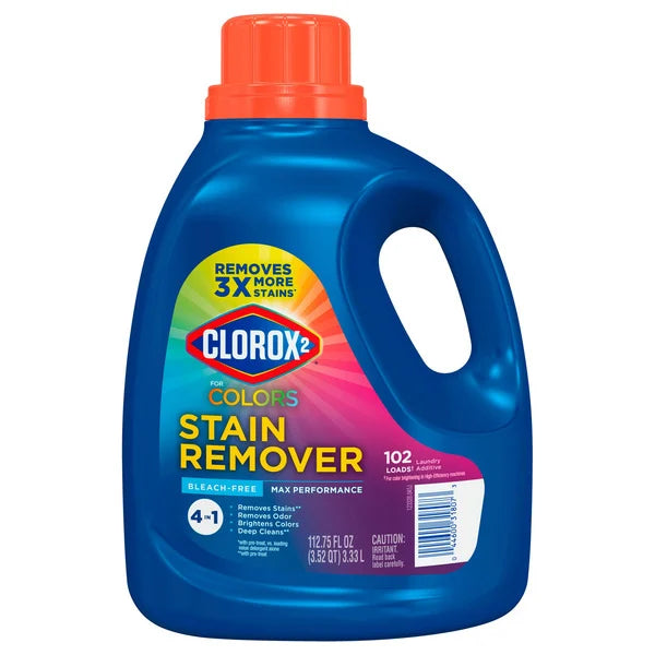 Clorox 2 for Colors Stain Remover, 102 Loads, 112.75 fl oz