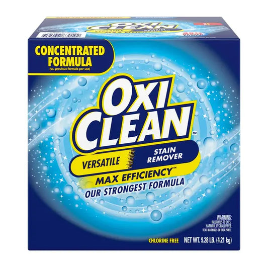 OxiClean HE Powder Versatile Stain Remover, Max Efficiency, 9.28 lbs