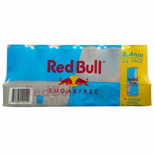 Bebida energética Red Bull sin azúcar, 8,4 fl oz, 24 unidades