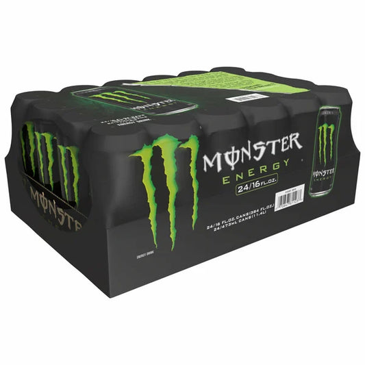 Bebida energética Monster, original, 16 fl oz, 24 unidades