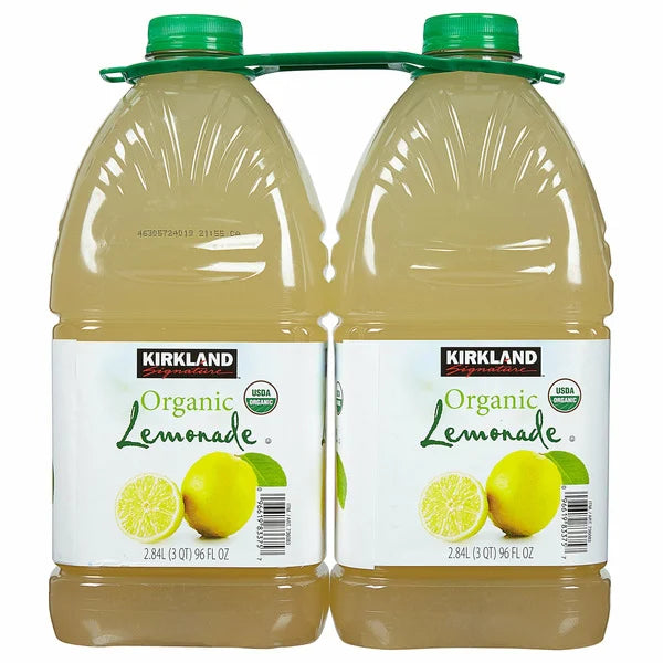 Kirkland Signature, Limonada orgánica, 96 fl oz, 2 unidades