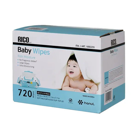 RICO Baby Wipes, 720-count