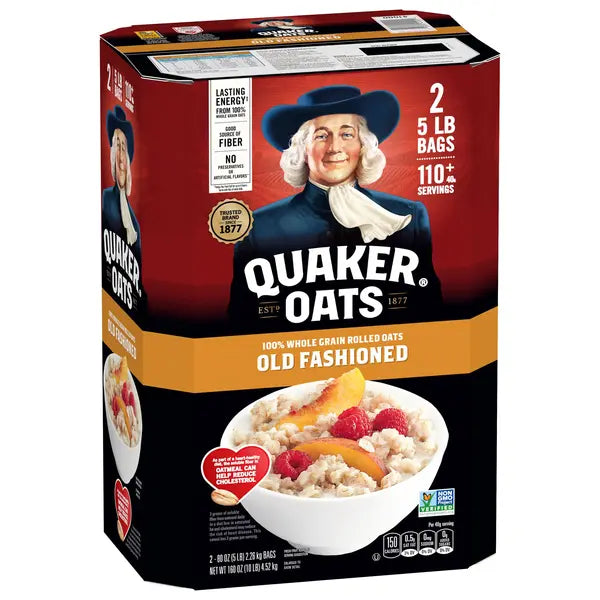 Avena Quaker, avena tradicional, 10 libras