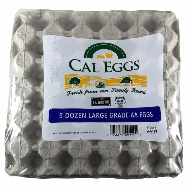 Huevos Cal Eggs USDA, grandes, 5 docenas