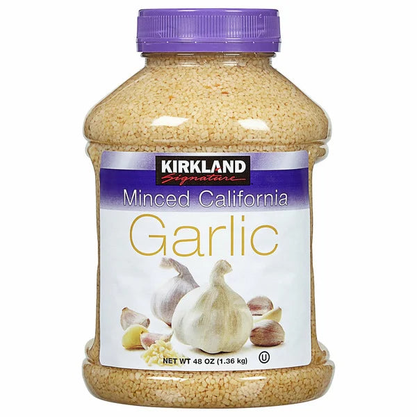 Kirkland Signature, Minced California Garlic, 48 oz