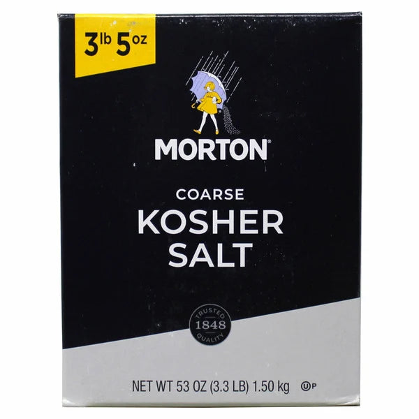 Morton Coarse Kosher Salt, 53 oz