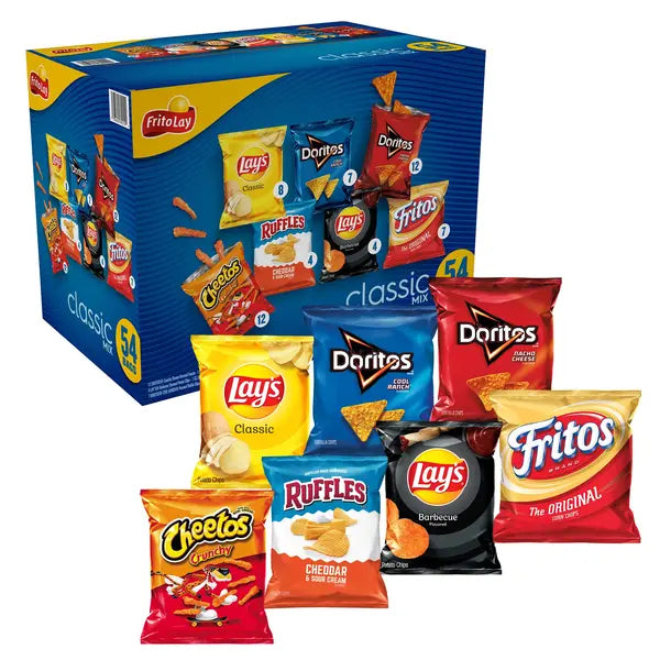 Frito Lay Classic Mix, 1 oz, paquete variado, 54 unidades