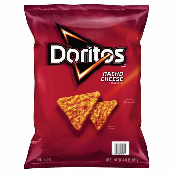 Doritos Nacho Cheese Chips, 30 oz