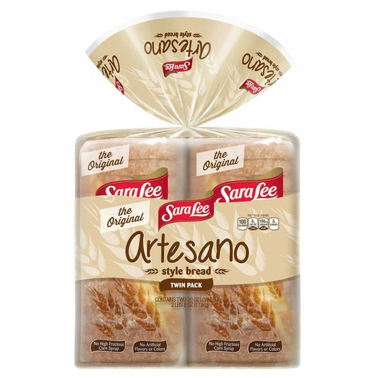 Pan Artesano Sara Lee, 20 oz, 2 unidades