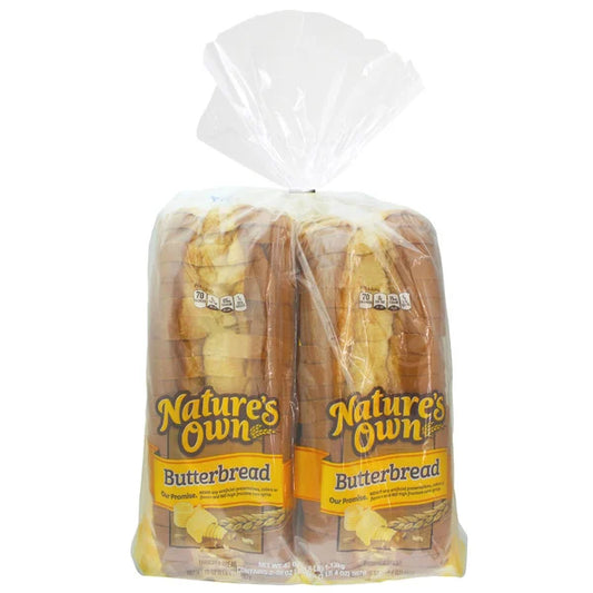 Pan de mantequilla Nature's Own, 20 oz, 2 unidades