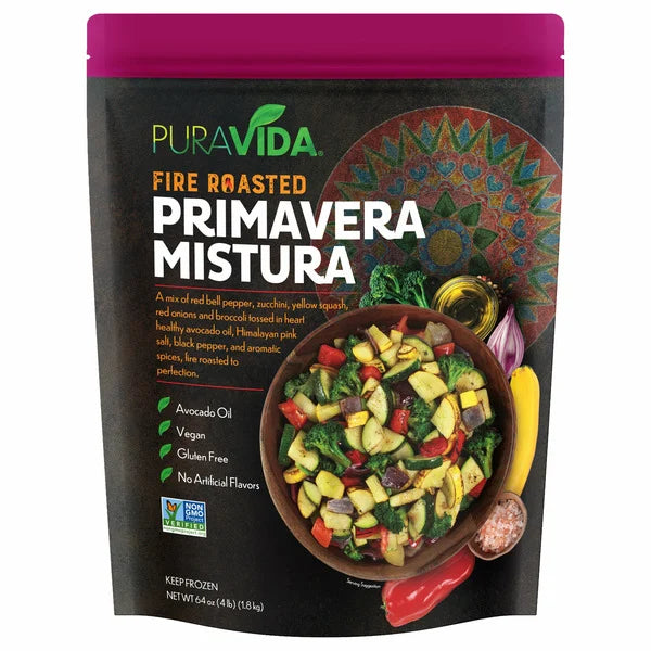 PuraVida Fire Roasted Primavera Mistura, 64 oz