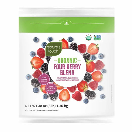 Nature's Touch Organic 4 Berry Blend, 3 lbs