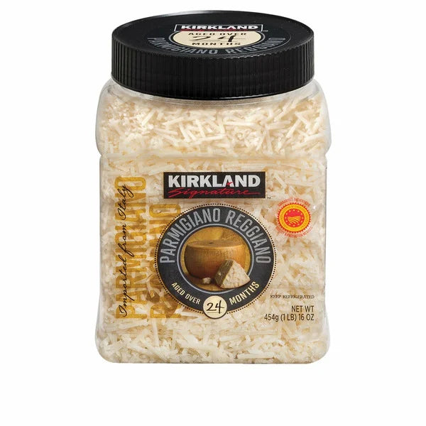 Kirkland Signature Aged Parmigiano Reggiano Cheese, Shredded, 1 lb