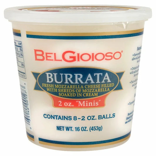 Belgioioso Burrata, 2 oz Minis, 8-count