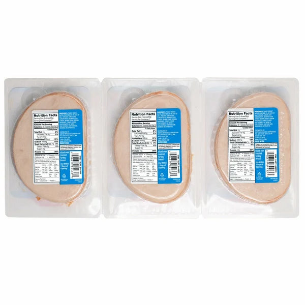 Kirkland Signature Oven Roasted Turkey Breast, Sliced, 14 oz, 3-count