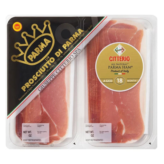 Citterio 18 Month Prosciutto Di Parma, 6 oz, 2-count