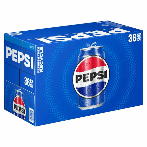 Pepsi, 12 onzas líquidas, 36 unidades