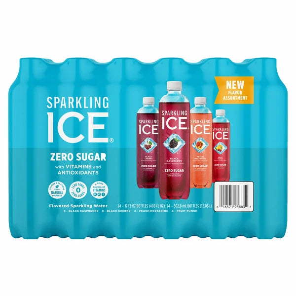 Sparkling Ice Zero Sugar, 17 onzas líquidas, paquete de 24