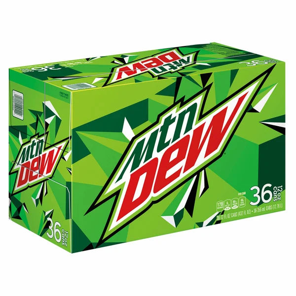 Mtn Dew, 12 oz, 36-count