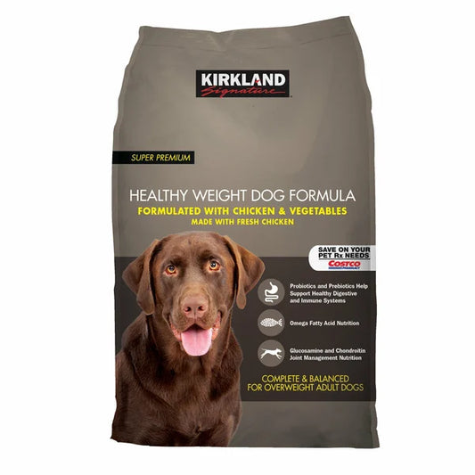 Alimento para perros Kirkland Signature Healthy Weight Formula con pollo y verduras, 40 lb