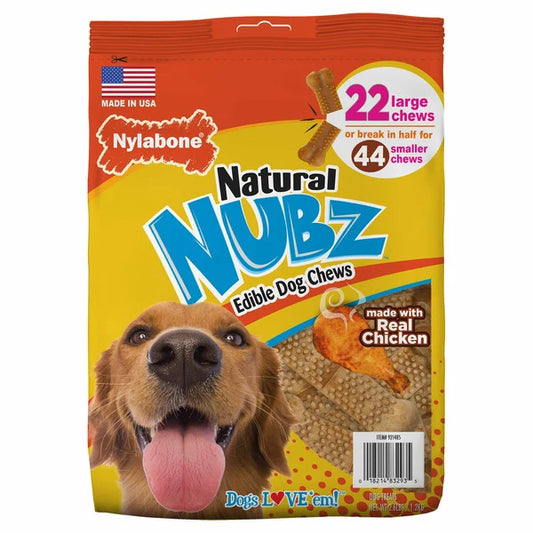 Nylabone Nubz Edible Dog Chews, 2.65 lbs