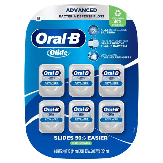 Oral-B Glide Advanced Multi-Protection Floss, 6-pack