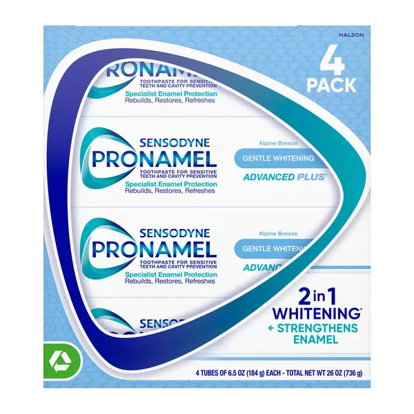 SENSODYNE Pronamel Gentle Whitening Advanced Toothpaste, 6.5 oz, 4-pack