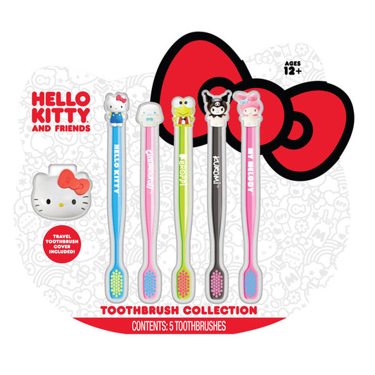 Colección de cepillos de dientes Hello Kitty, paquete de 5