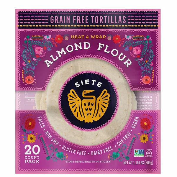 Siete Almond Flour Tortilla, 20-count