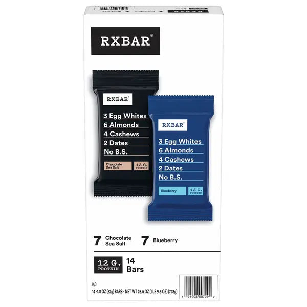 Barras de proteína RXBAR, paquete variado, 14 unidades