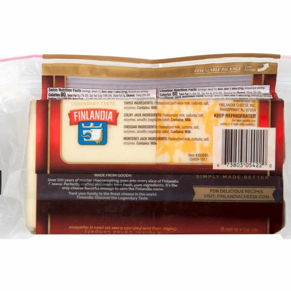 Rebanadas de queso Finlandia Premium, 2 libras