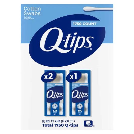 Q-Tips Cotton Swabs, 1750 count