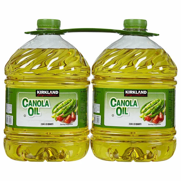 Kirkland Signature, Canola Oil, 3 qt, 2-count