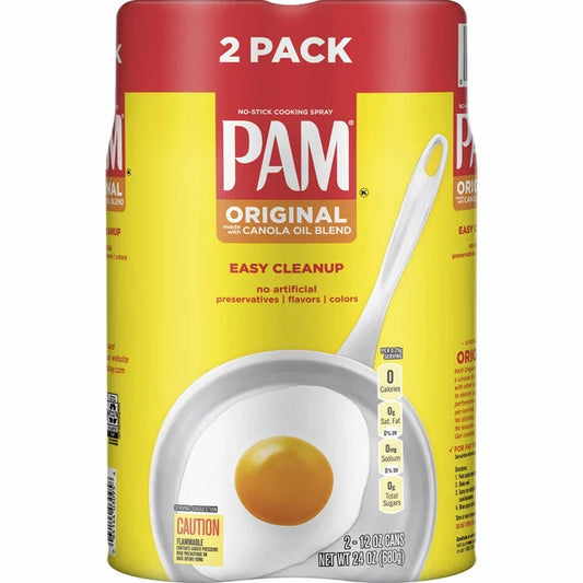 Pam Cooking Spray, 12 oz, 2 count