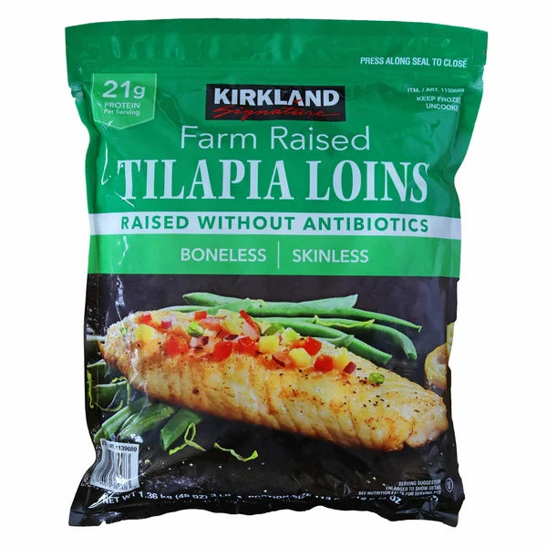 Kirkland Signature Tilapia Loins, 3 lbs