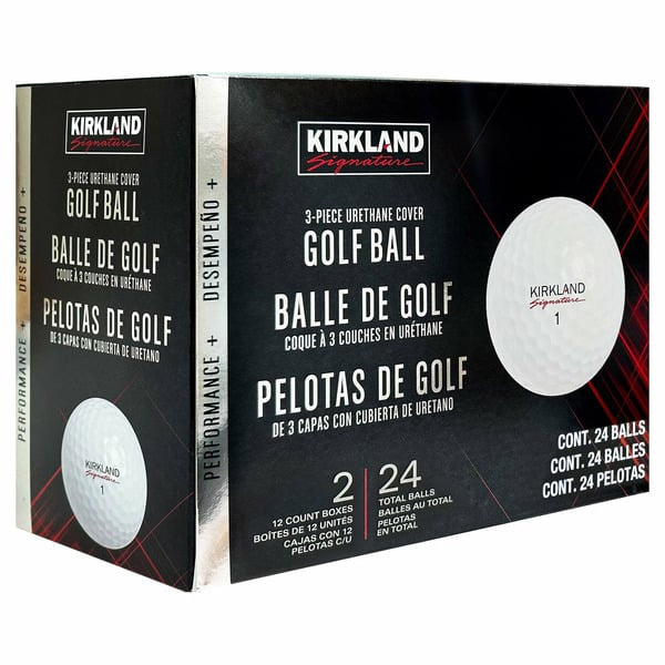 Kirkland Signature 3-Piece Golf Ball Performance Plus 2-dozen, White